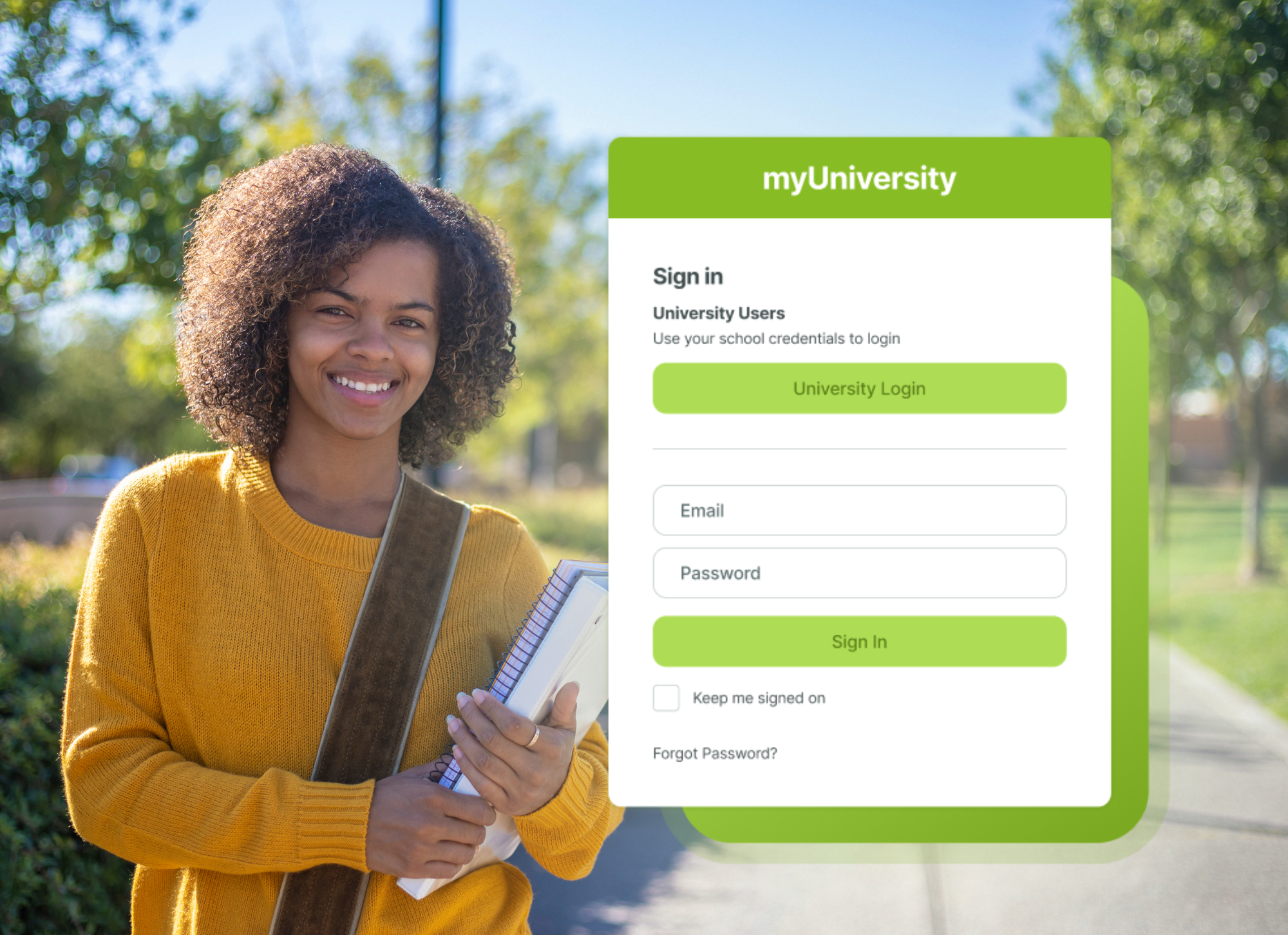 College and University ticketing made easy with single sign-on (SSO).