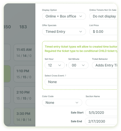 Timed ticketing from VBO Tickets improves your sales.